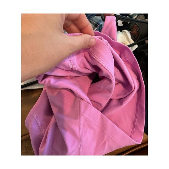 Lululemon Align Highneck Tank Top Size 6 4 Pink Athleisure Yoga Run Sports Bra - Picture 5 of 5